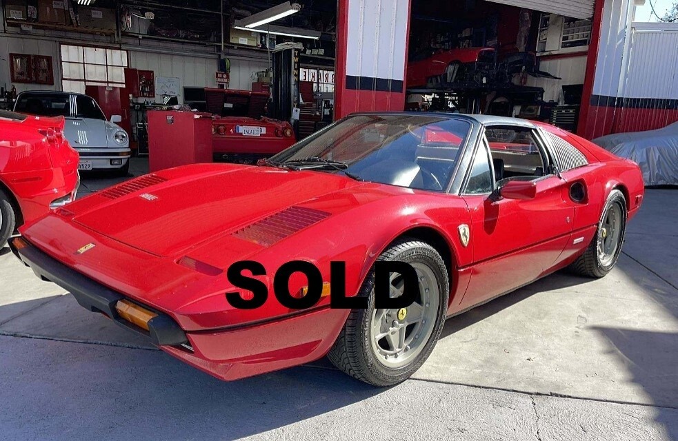 1981 FERRARI 308 GTSi ROSSO CORSA ON BLACK