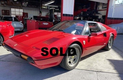 1981 FERRARI 308 GTSi ROSSO CORSA ON BLACK