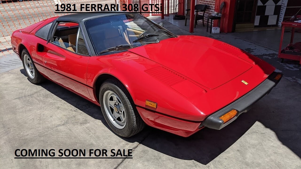 1981 FERRARI 308 GTSi ROSSO CORSA ON BLACK