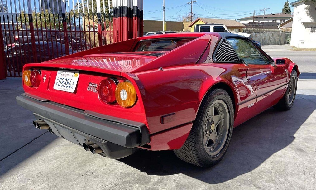 1981 FERRARI 308 GTSi ROSSO CORSA ON BLACK