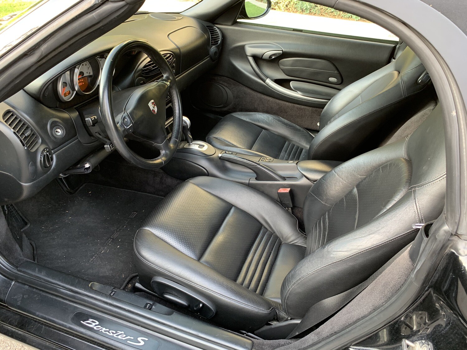 2002 PORSCHE BOXSTER S BLACK ON BLACK   $13,500 SOLD