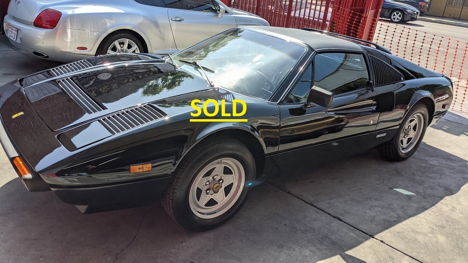 1982 FERRARI 308 GTSI QUATROVALVOLE BLACK ON BLACK SOLD