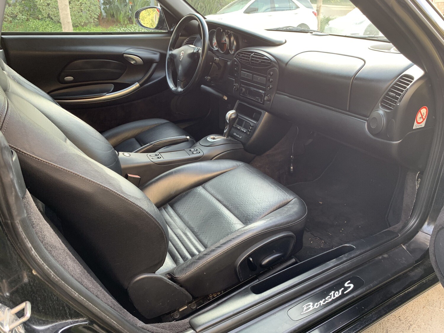 2002 PORSCHE BOXSTER S BLACK ON BLACK   $13,500 SOLD