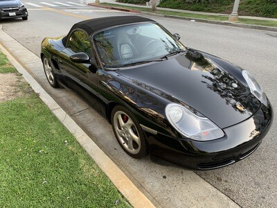 2002 PORSCHE BOXSTER S BLACK ON BLACK   $13,500 SOLD