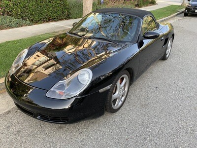 2002 PORSCHE BOXSTER S BLACK ON BLACK   $13,500 SOLD