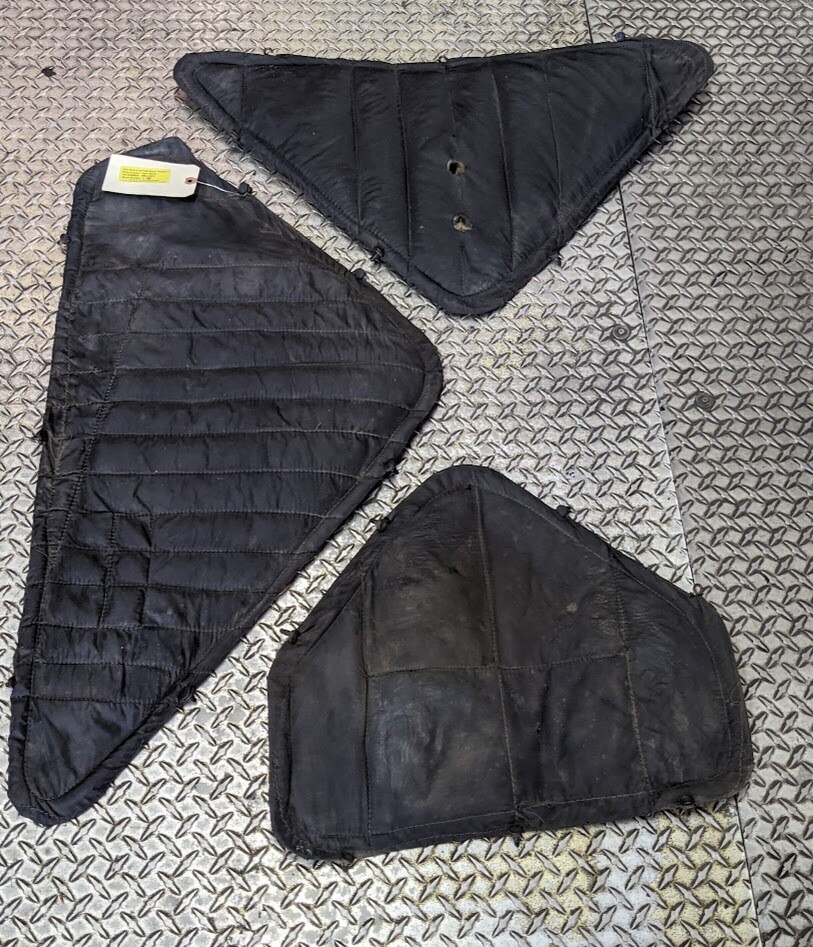 ROLLS ROYCE SILVER SHADOW Corniche 3 pcs HOOD PADDING INSULATION SET PRE OWNED