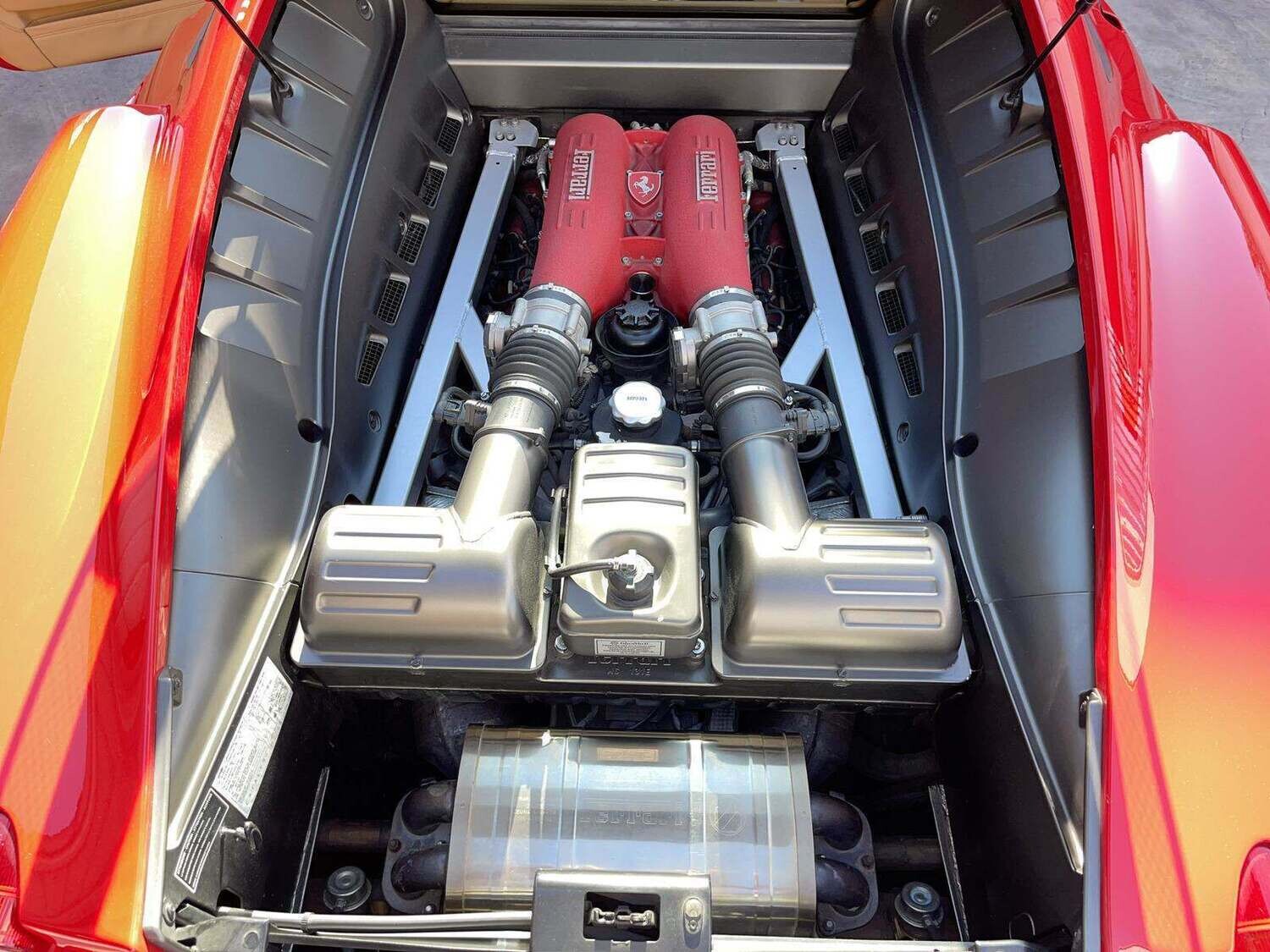 2005 FERRARI F430 F1 ROSSO CORSA OVER TAN CLEAN CARS FOR SALE 129,000.00