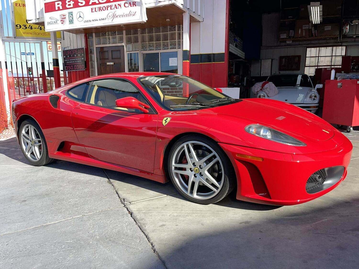 2005 FERRARI F430 F1 ROSSO CORSA OVER TAN CLEAN CARS FOR SALE 129,000.00