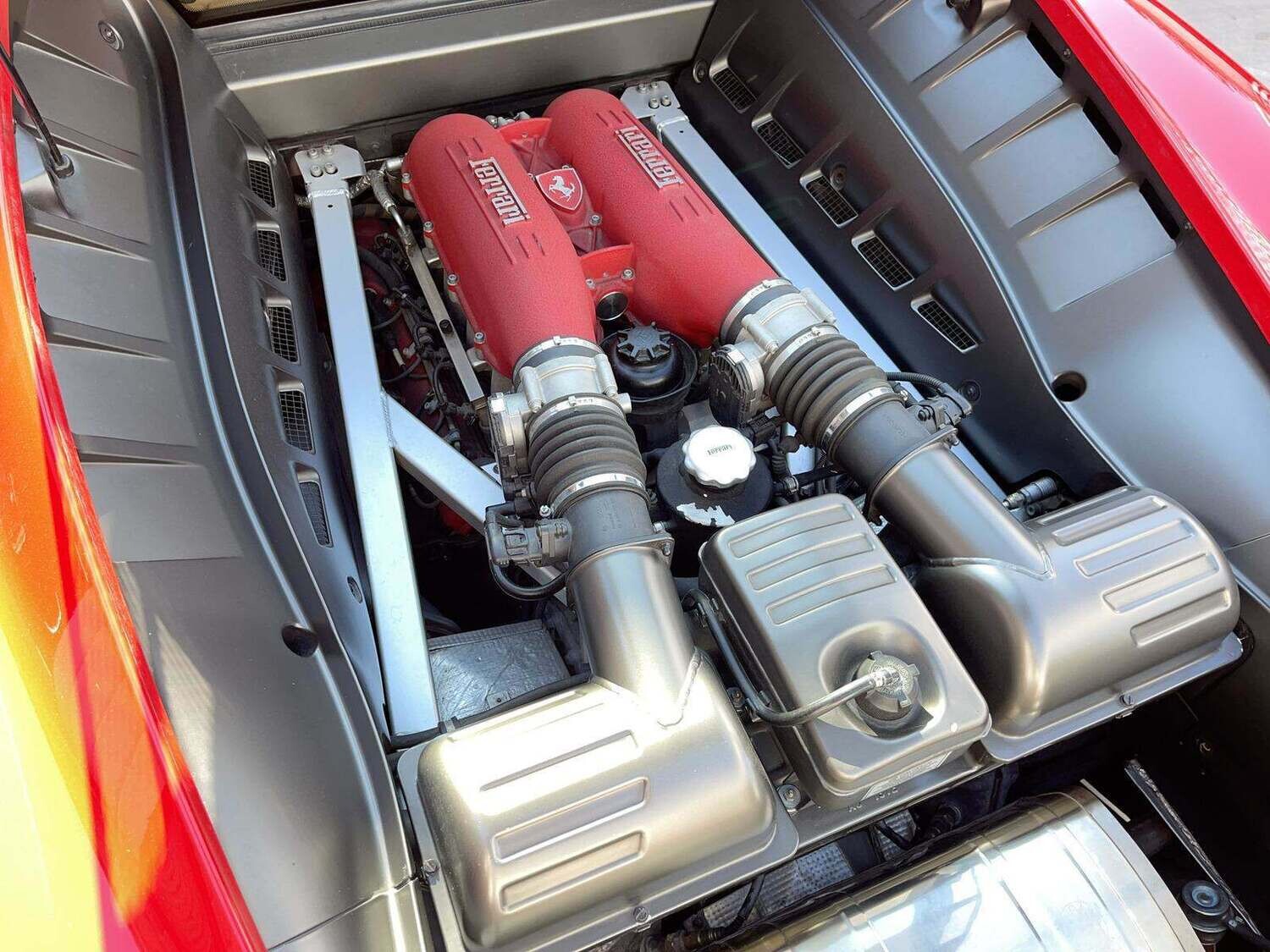 2005 FERRARI F430 F1 ROSSO CORSA OVER TAN CLEAN CARS FOR SALE 129,000.00