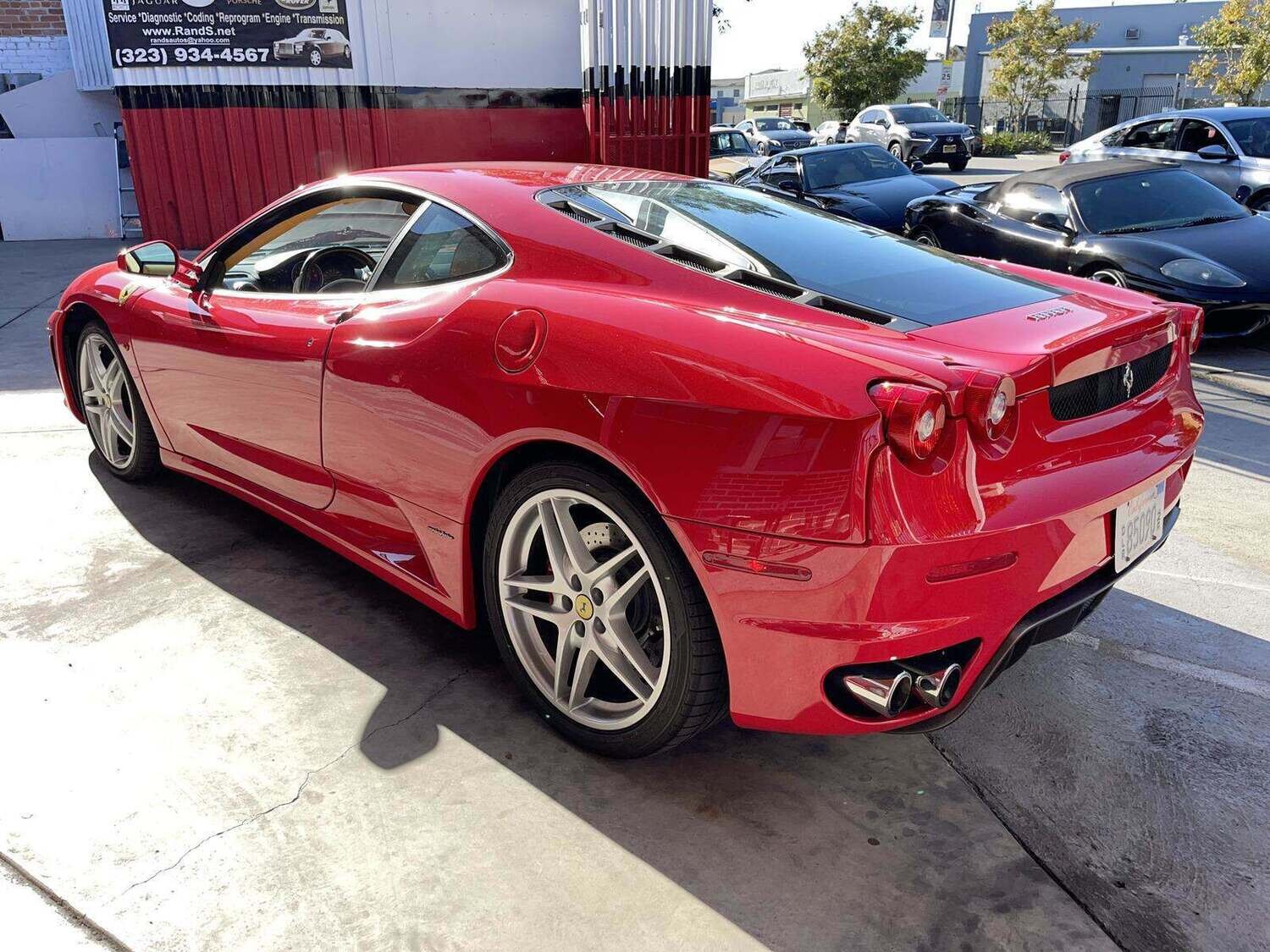 2005 FERRARI F430 F1 ROSSO CORSA OVER TAN CLEAN CARS FOR SALE 129,000.00