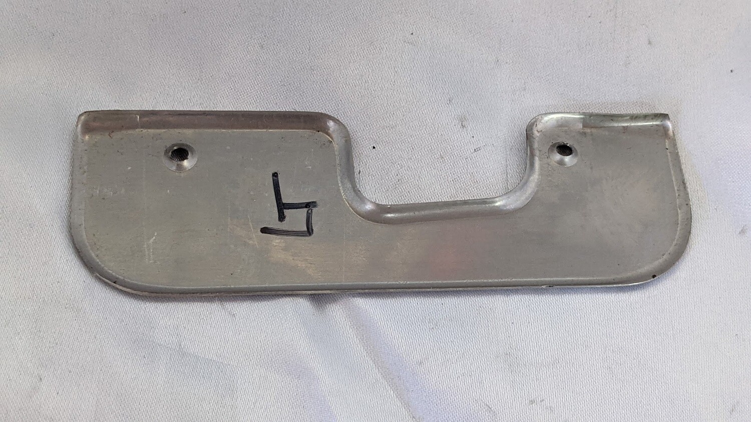 FERRARI 308 GTSi  RIGHT DOOR LATCH CHROME STAINLESS FINISHER 60304905