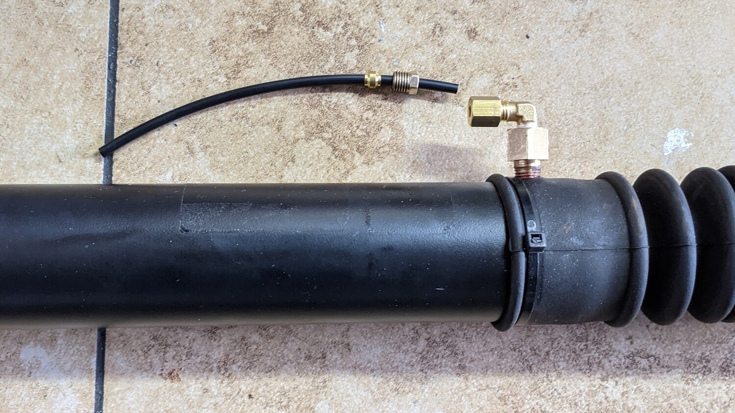 Rolls Royce Silver Spur Corniche rear shock(one) up to 1990 Return line RH3377