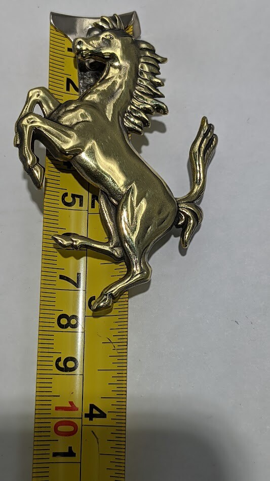FERRARI 308 GTS  PARTS Ferrari Cavallino rampante REAR HORSE 75mm -50mm 60032109 -
