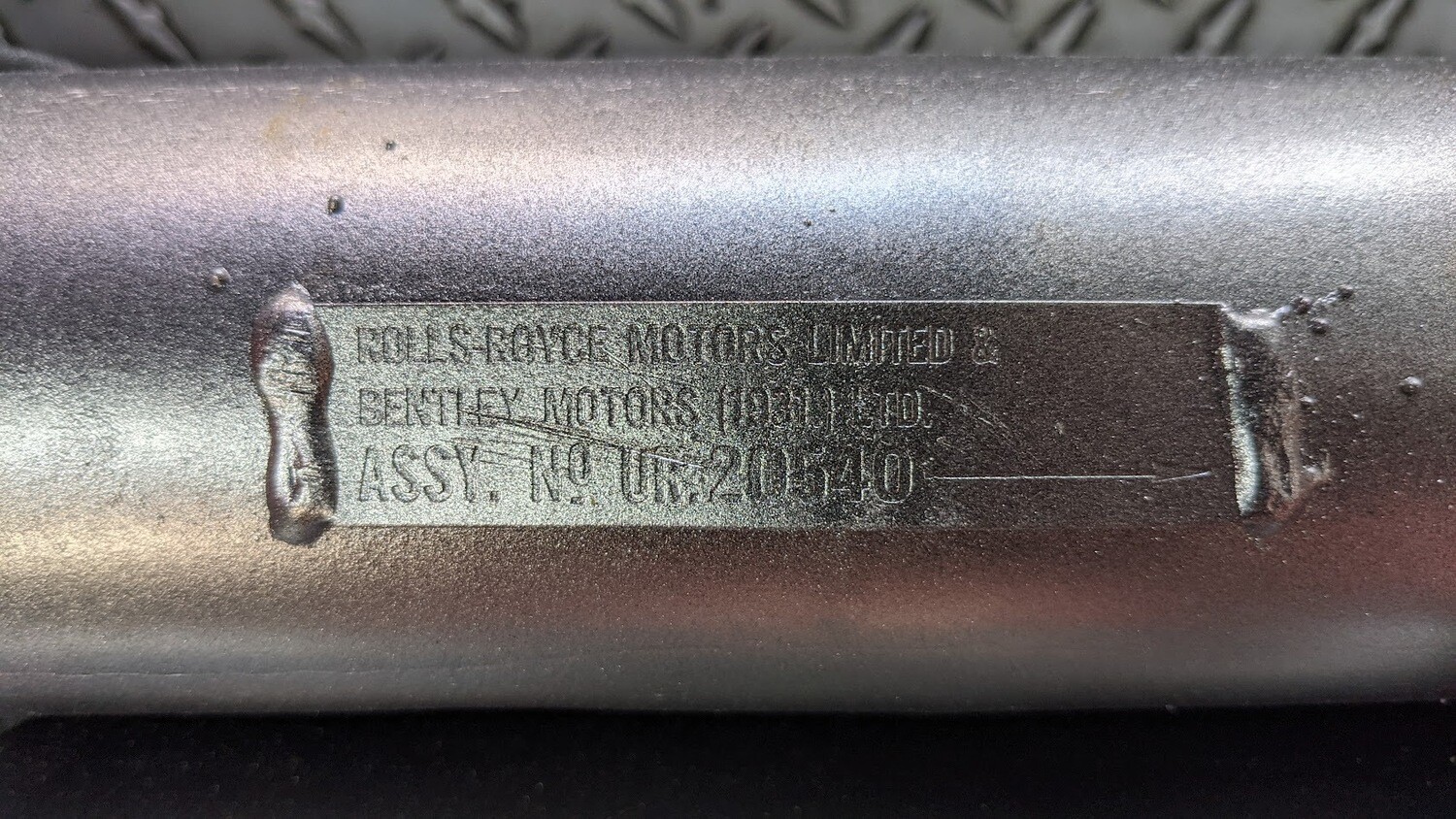 ROLLS ROYCE SILVER SHADOW REAR MUFFLER SILENCER  UR20540 REAR TWIN