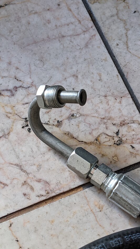 ROLLS ROYCE SILVER SHADOW II BRAKE PART POWER STEERING PRESSURE HOSE UR17111 flared send in service