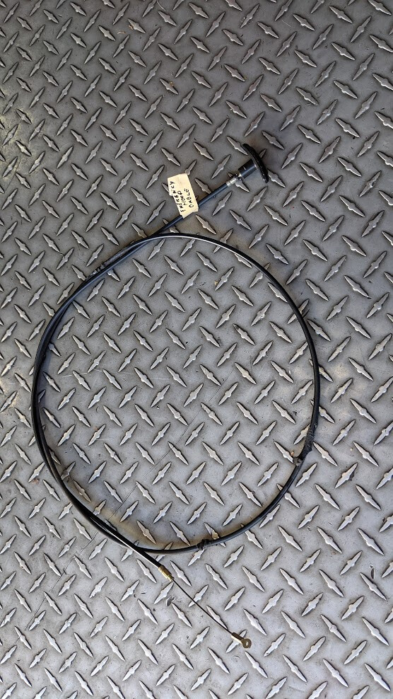 FERRARI 360 SPIDER PARTS FRONT TRUNK EMERGENCY RELEASE CABLE AND HANDLE