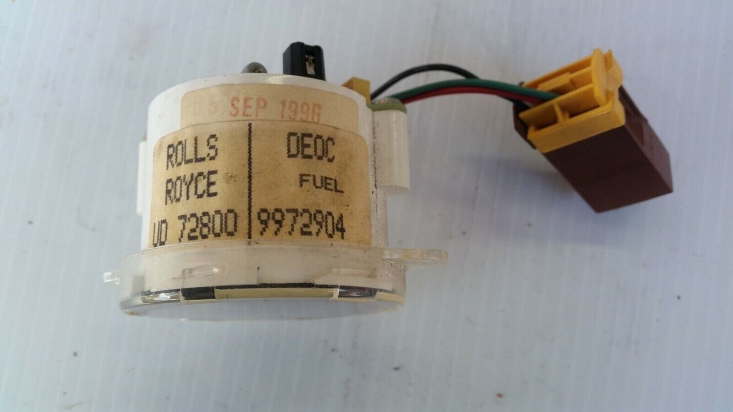 ROLLS ROYCE SPUR BENTLEY TURBO R DASHBOARD FUEL AND OIL LEVEL GAUGE   UD72800