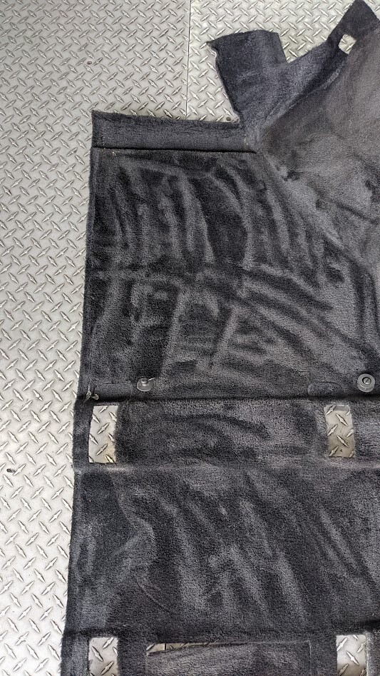 Ferrari 360 spider RIGHT SIDE FLOOR CARPET BLACK ORIGINAL