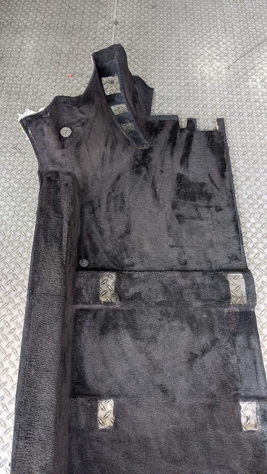 Ferrari 360 spider LEFT SIDE FLOOR CARPET BLACK