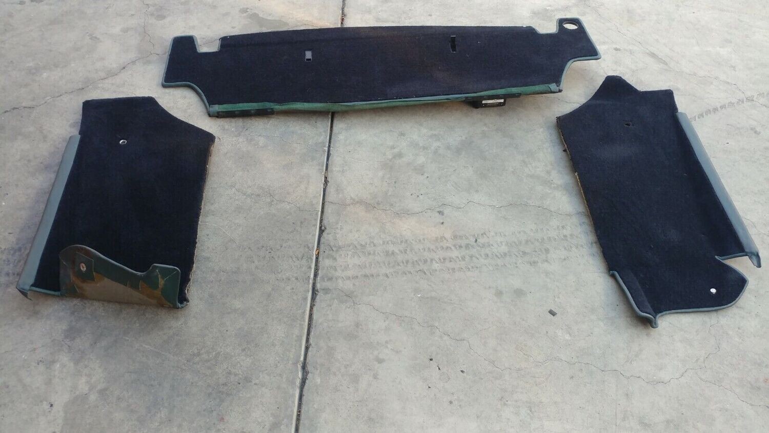 ROLLS ROYCE SILVER SPUR bentley Turbo R REAR trunk carpet sides