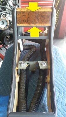 ROLLS ROYCE SILVER SPUR bentley Turbo R center console flip wood trim