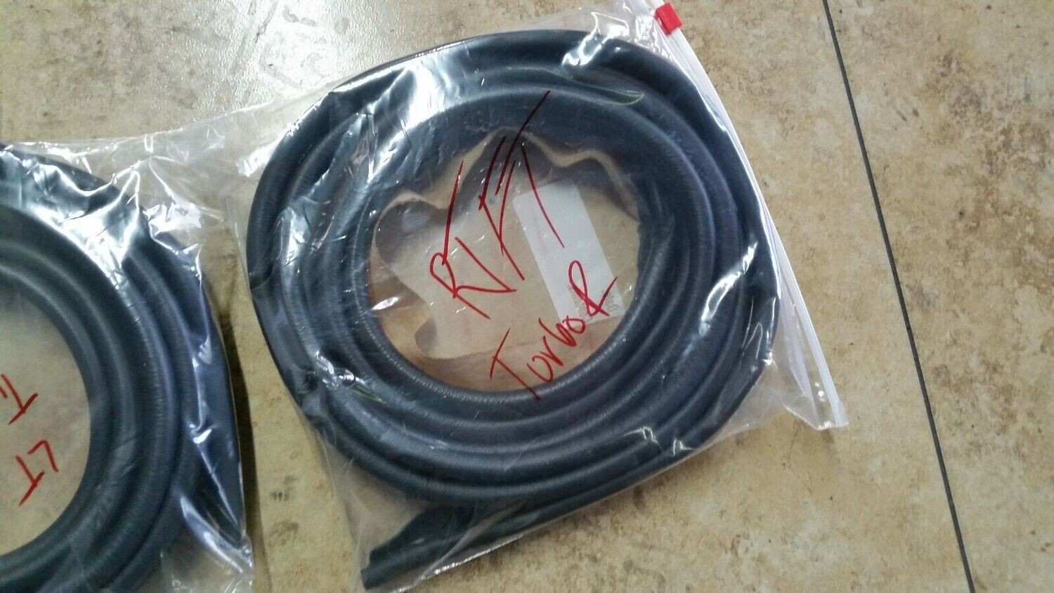 81 to 99 ROLLS ROYCE SILVER SPUR BENTLEY TURBO LEATHER HEAD LINER PIPING BLACK