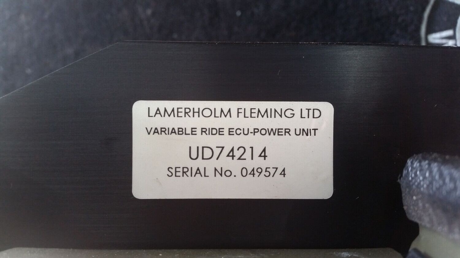 Rolls Royce Silver Spur suspension control unit electronic  VIN 54001 ON UD74214