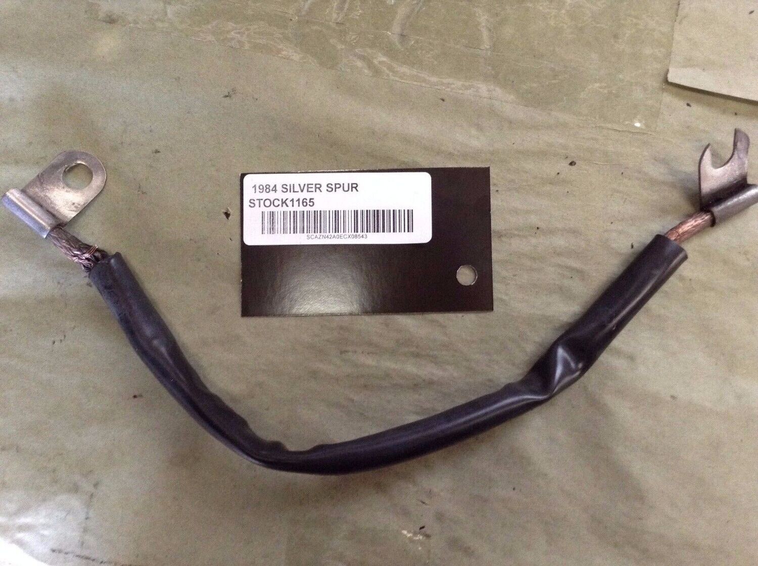 84 Rolls Royce Engine Silver Spur Ground Strap