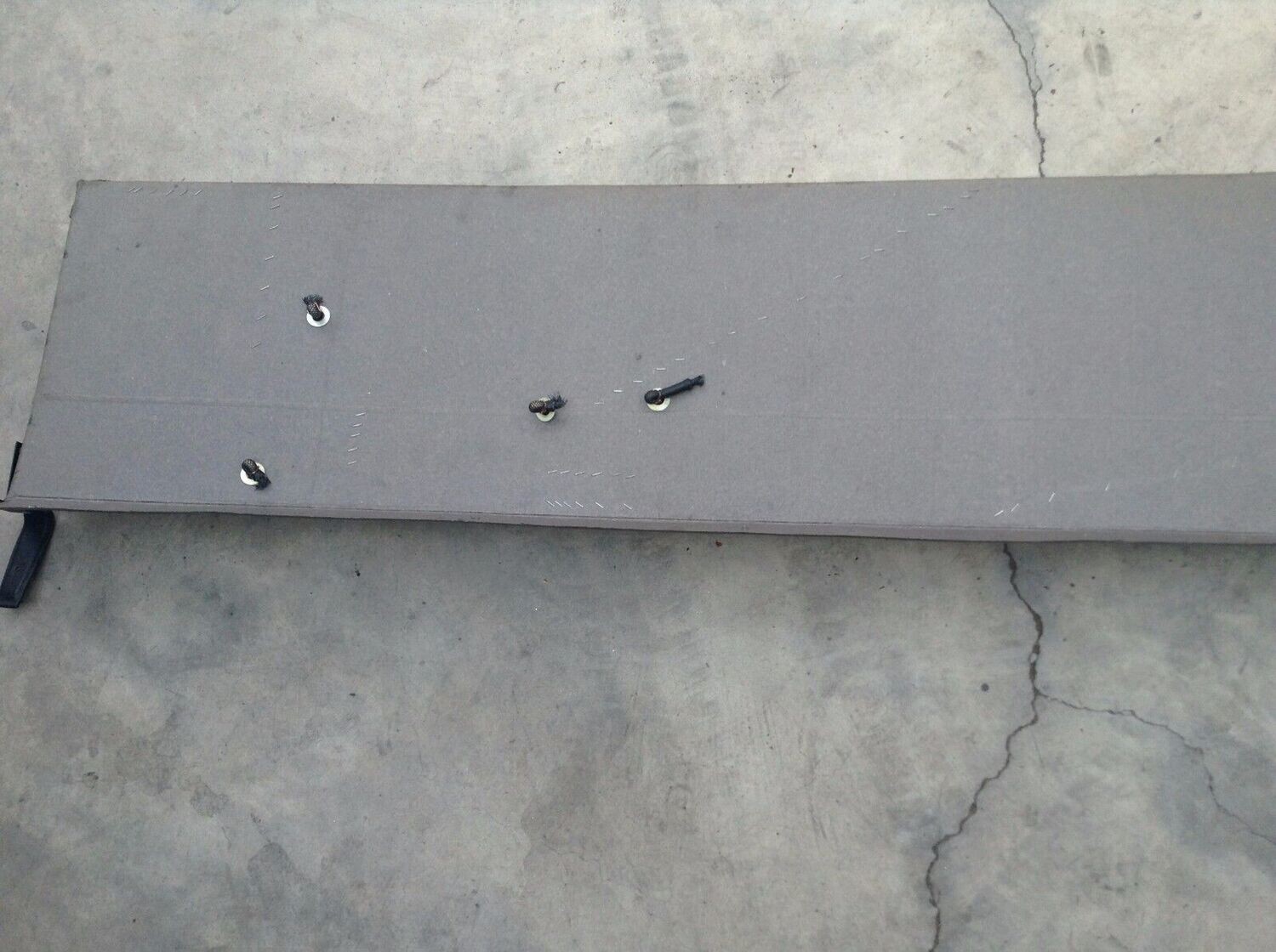 81 - 91 ROLLS ROYCE SILVER SPUR GAS FUEL TANK COVER TOOL ORGANIZER