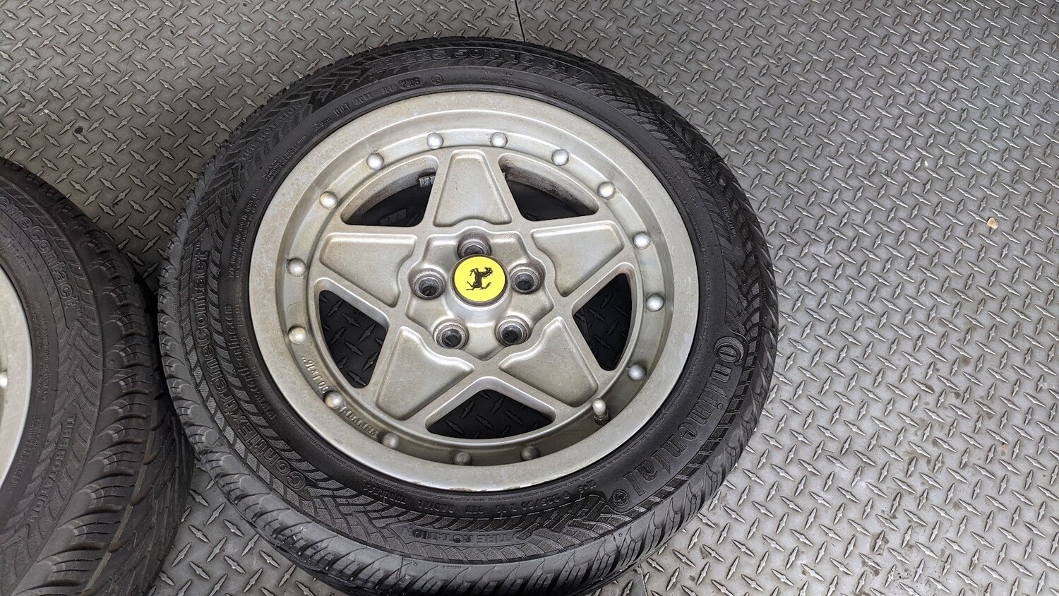 FERRARI 308 GTSi CROMODORA WHEEL set RIM ALLOY 16&quot; 7jx16 8jx16