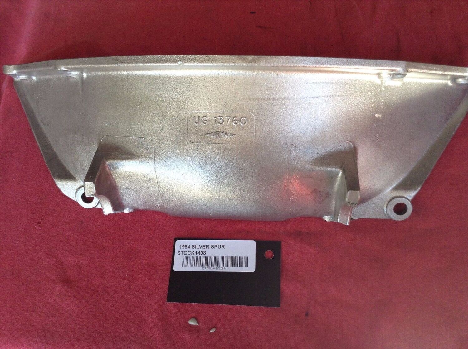 84 Rolls Royce Silver Spur Transmission Bell Housing Dust Cover UG13760