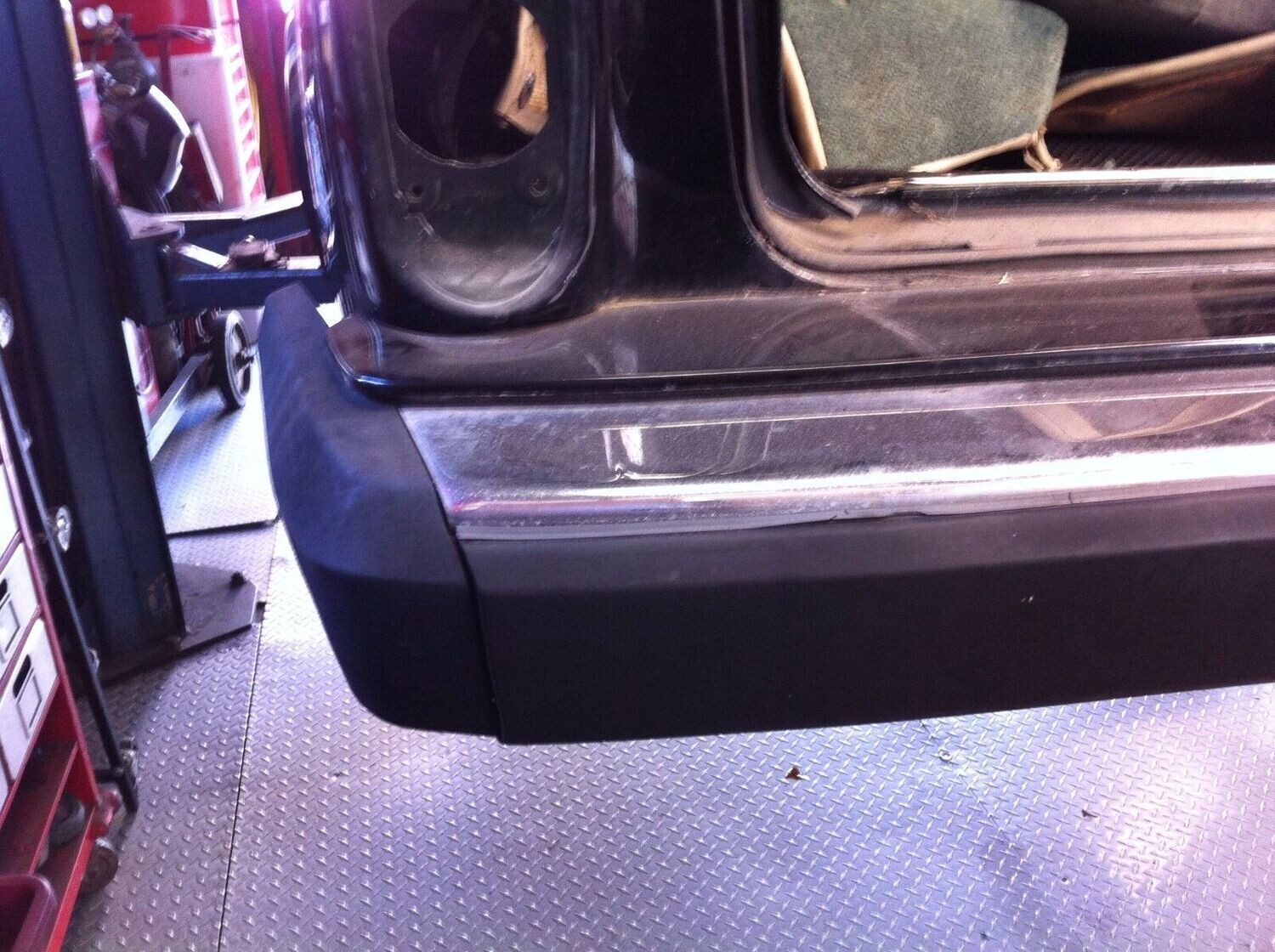65 - 80 ROLLS ROYCE SILVER SHADOW REAR BUMPER BAR AND CHROME PLATE