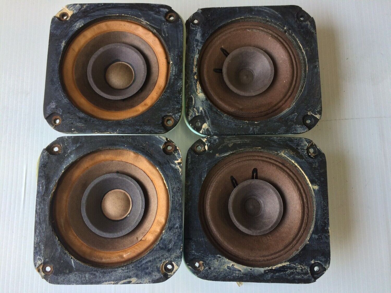 65 - 80 ROLLS ROYCE SILVER SHADOW SET OF 4 SPEAKERS ORIGINAL CONDITION
