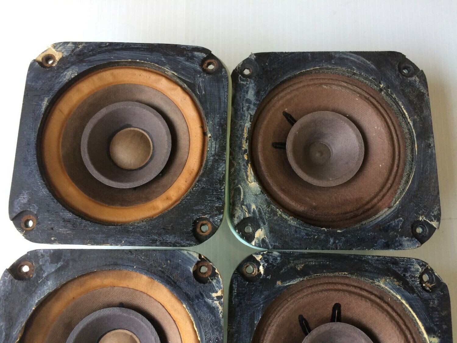 65 - 80 ROLLS ROYCE SILVER SHADOW SET OF 4 SPEAKERS ORIGINAL CONDITION