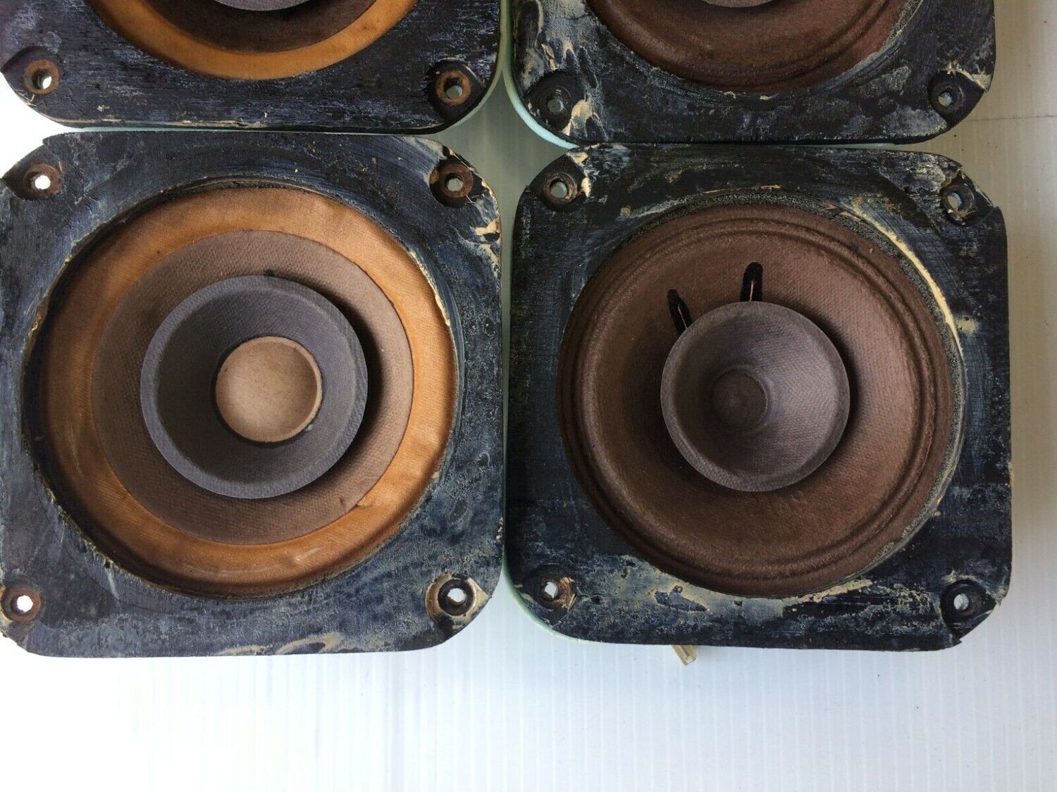 65 - 80 ROLLS ROYCE SILVER SHADOW SET OF 4 SPEAKERS ORIGINAL CONDITION