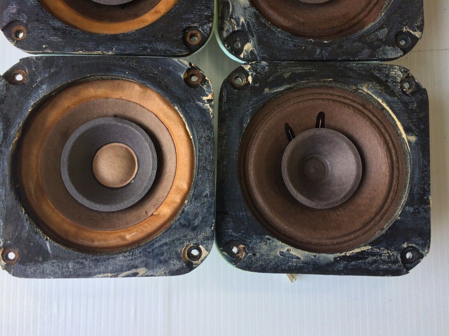 65 - 80 ROLLS ROYCE SILVER SHADOW SET OF 4 SPEAKERS ORIGINAL CONDITION