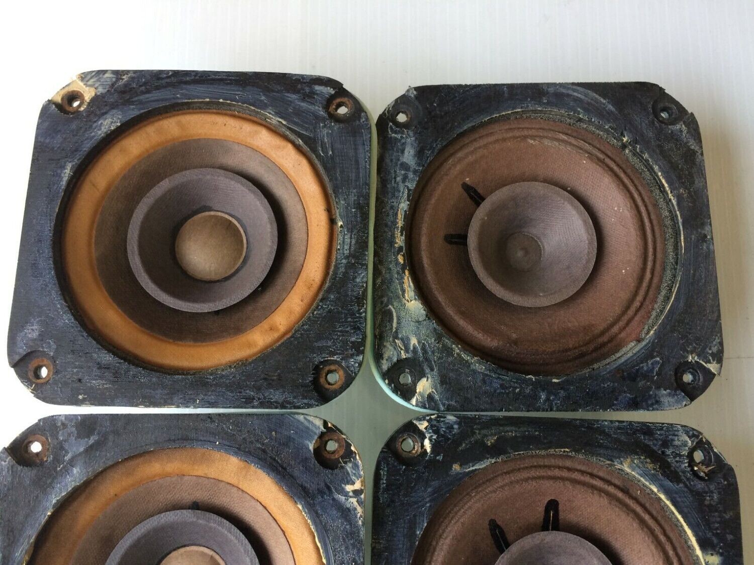 65 - 80 ROLLS ROYCE SILVER SHADOW SET OF 4 SPEAKERS ORIGINAL CONDITION