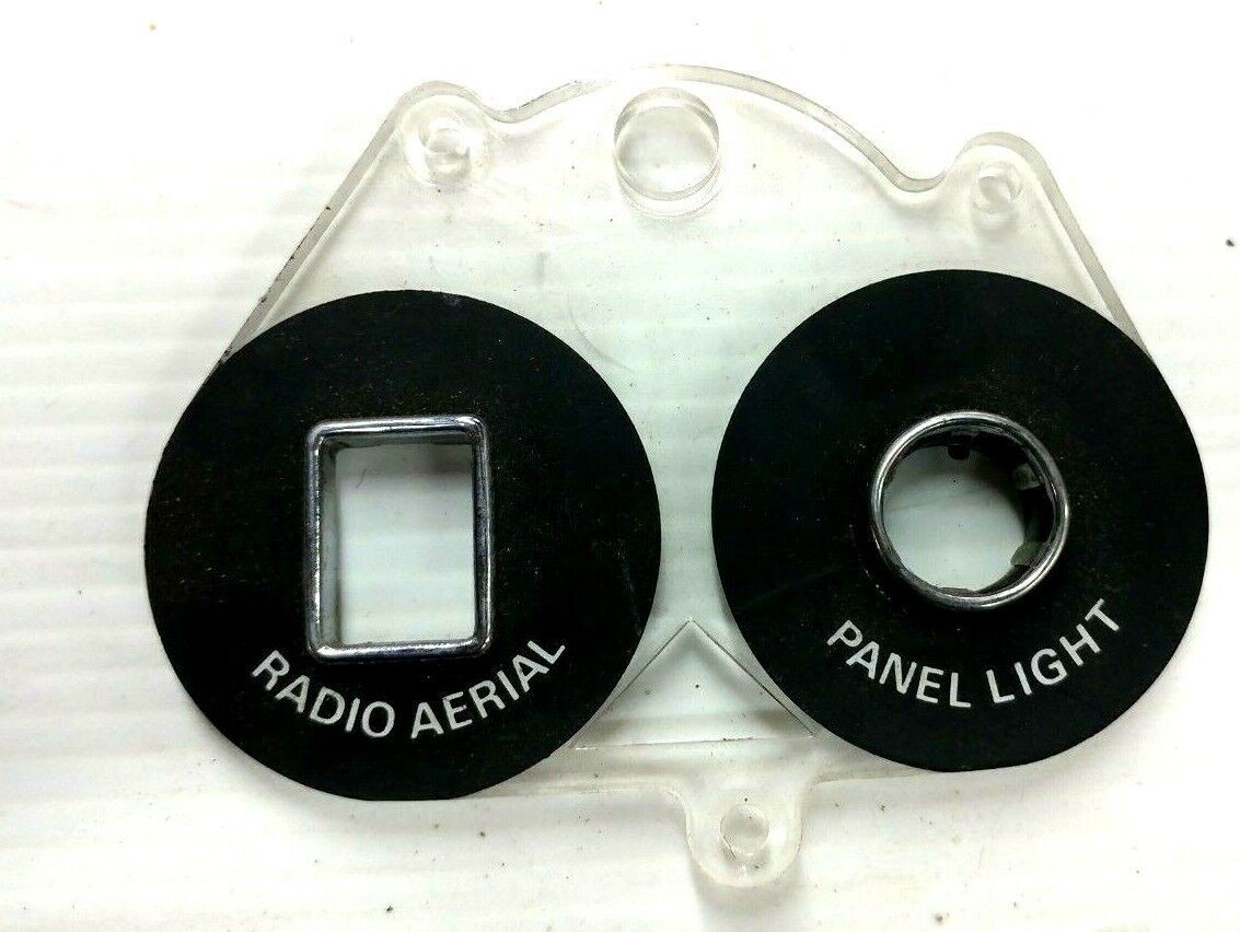ROLLS ROYCE SILVER SHADOW DASHBOARD AERIAL RADIO AND PANEL LIGHT PLATE UD17731