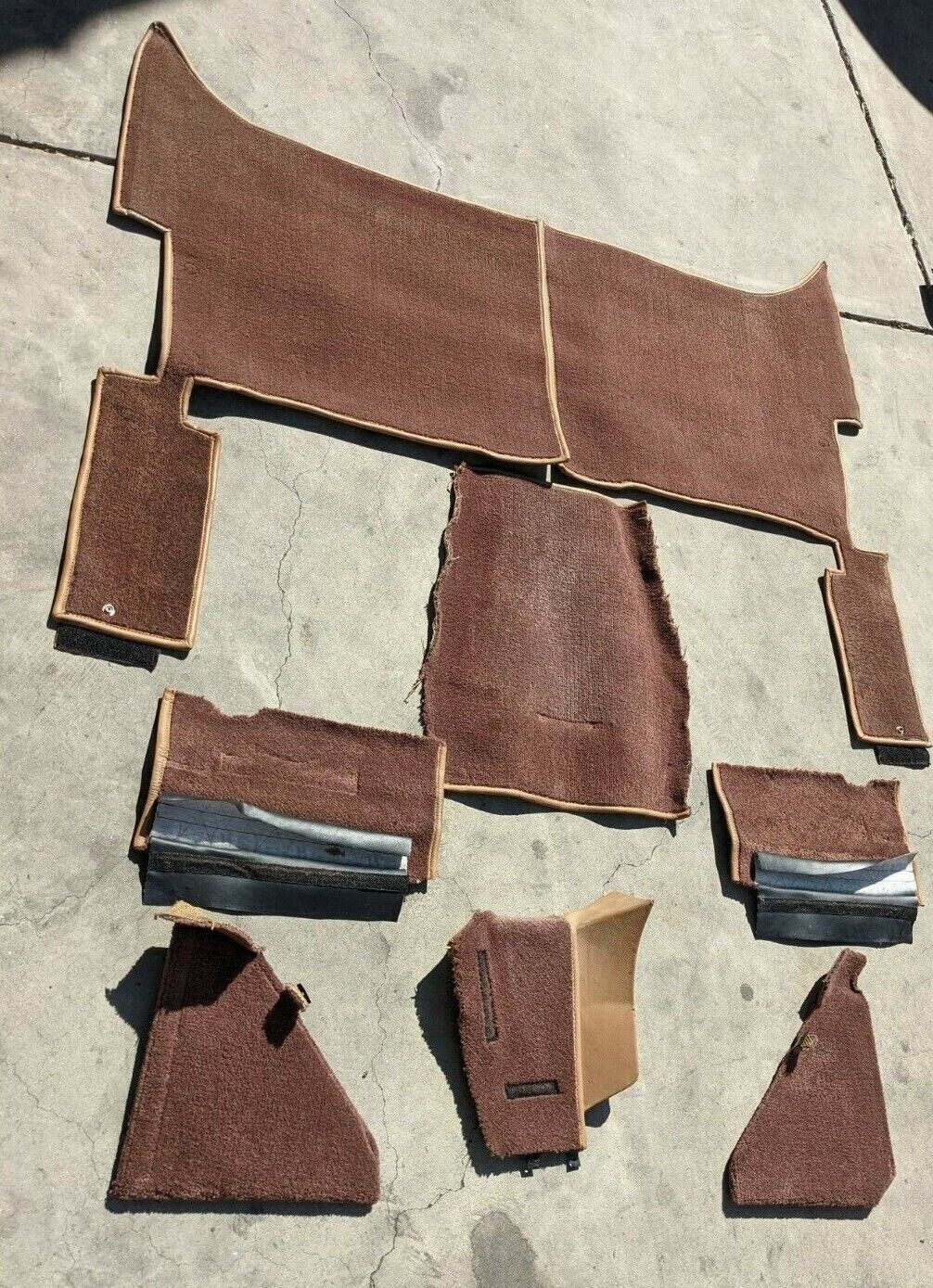 ROLLS ROYCE SILVER BENTLEY MULSANNE INTERIOR mats rear mats and under the seat