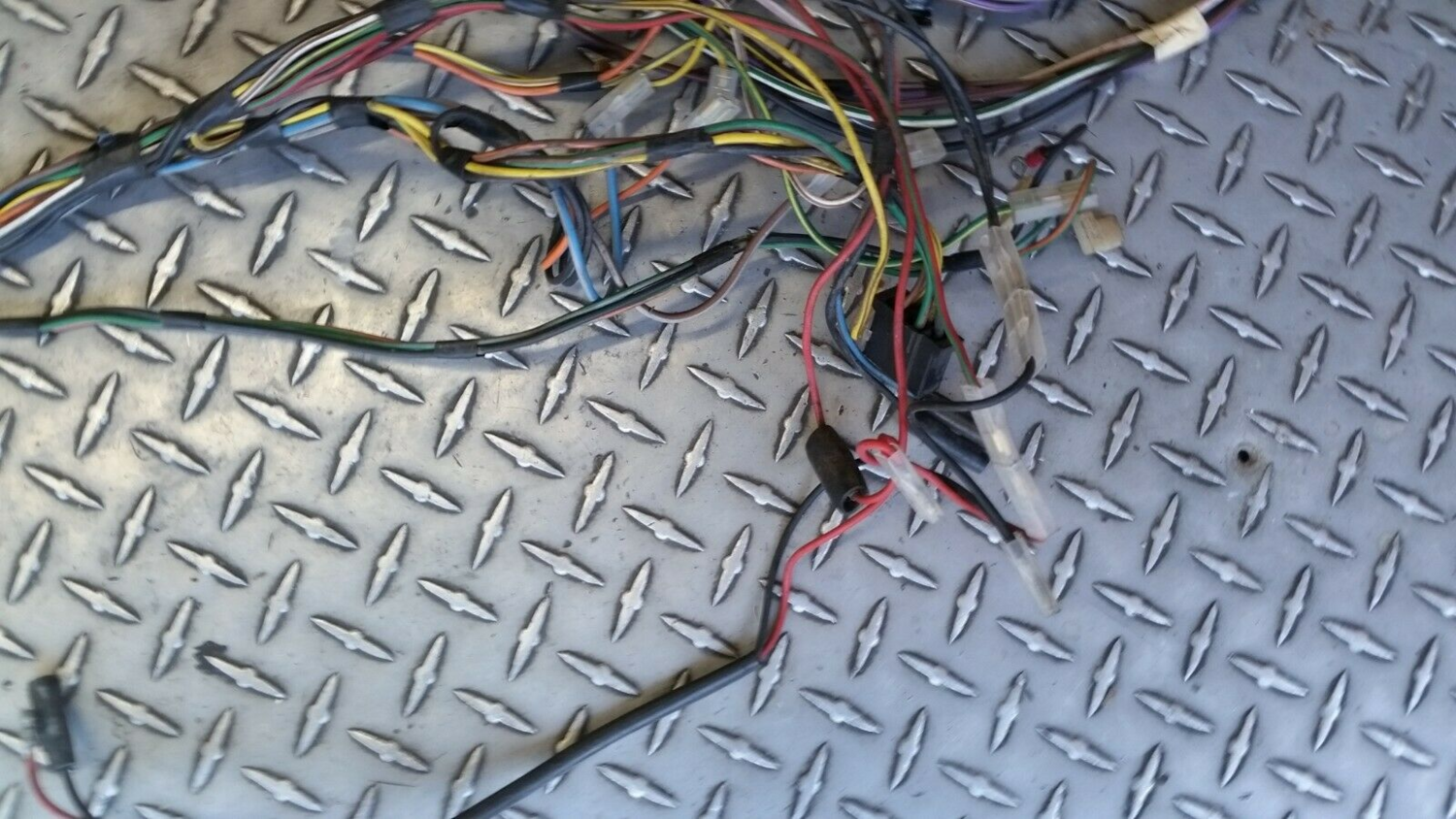 65 to 80 ROLLS ROYCE SILVER SHADOW RIGHT REAR TRUNK WIRING HARNESS CABLES