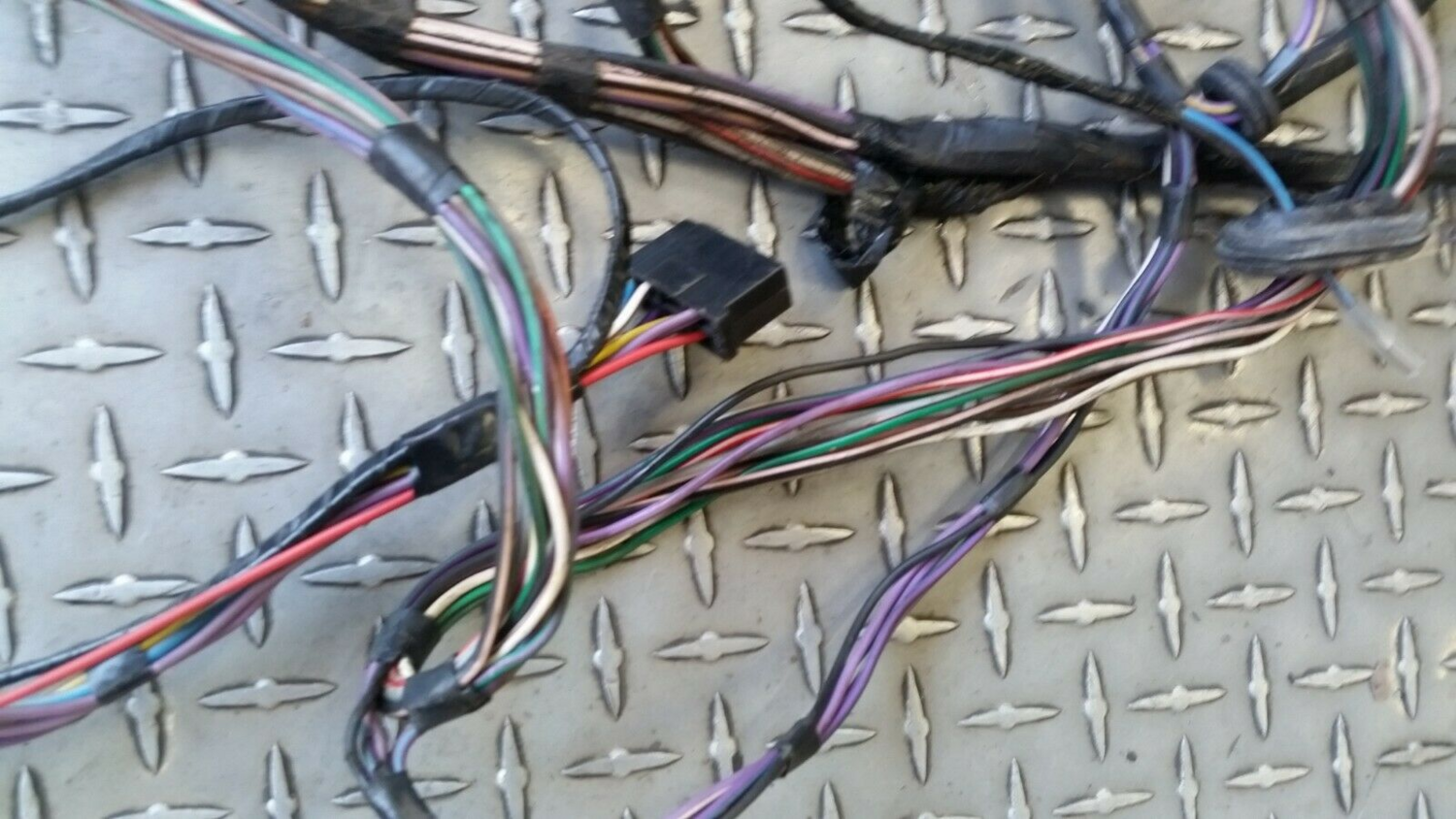 65 to 80 ROLLS ROYCE SILVER SHADOW PART LEFT REAR TRUNK WIRING HARNESS CABLES