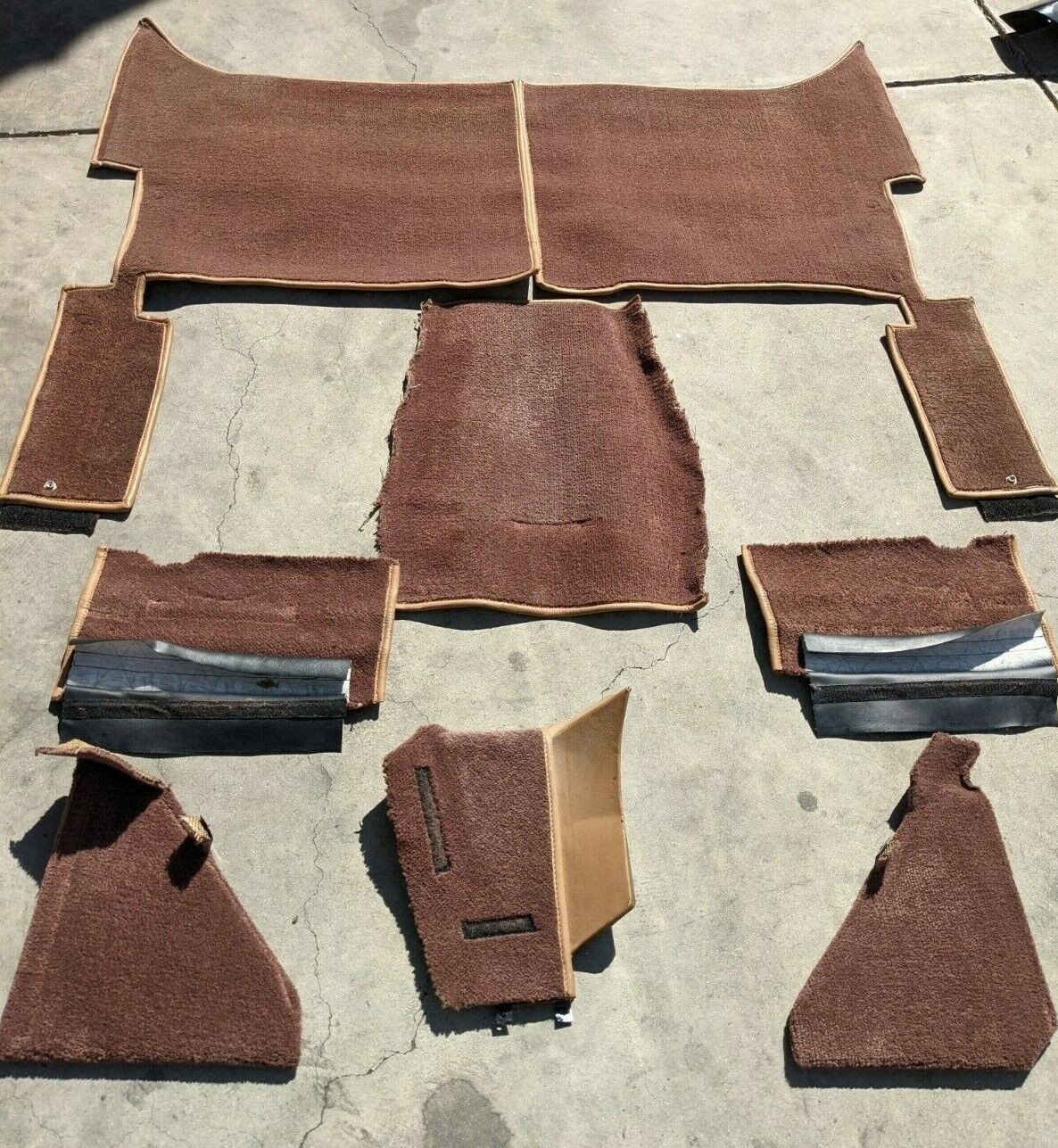 ROLLS ROYCE SILVER BENTLEY MULSANNE INTERIOR mats rear mats and under the seat