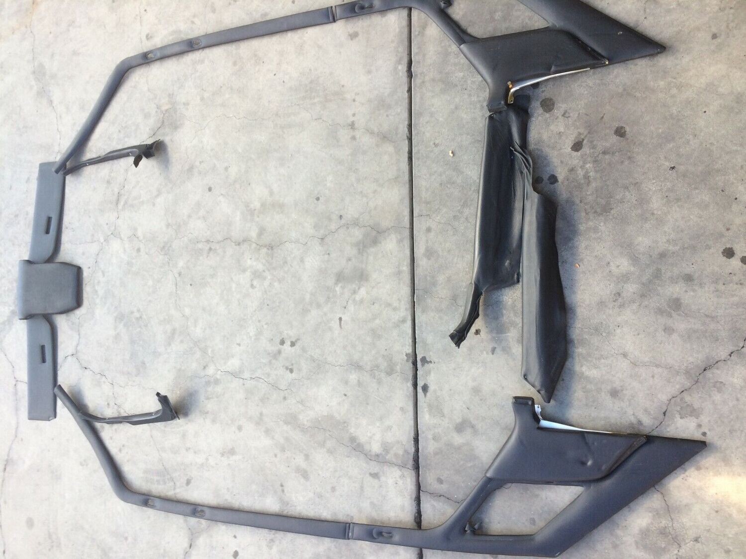 97 BENTLEY TURBO R AIR ROLLS ROYCE SPUR HEADLINER SURROND SET ON BLACK
