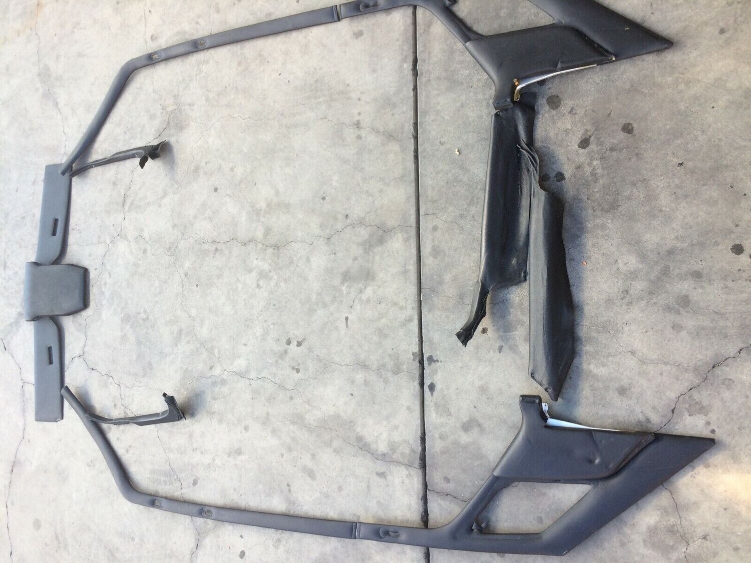 97 BENTLEY TURBO R AIR ROLLS ROYCE SPUR HEADLINER SURROND SET ON BLACK