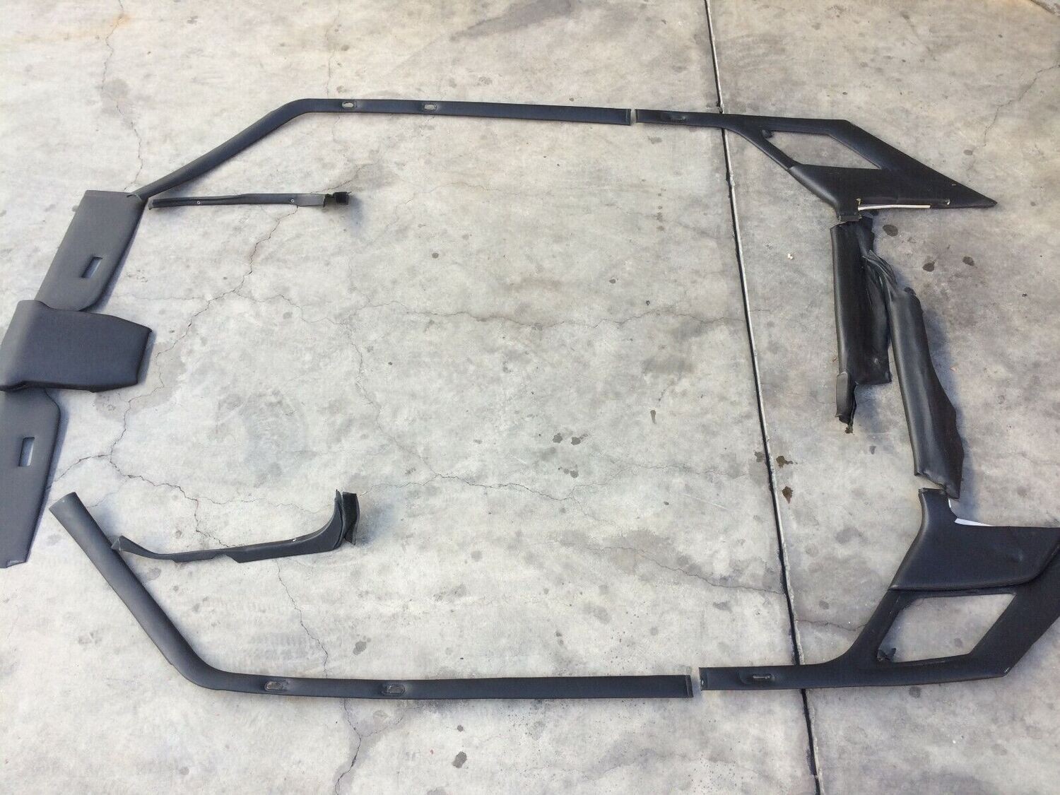 97 BENTLEY TURBO R AIR ROLLS ROYCE SPUR HEADLINER SURROND SET ON BLACK
