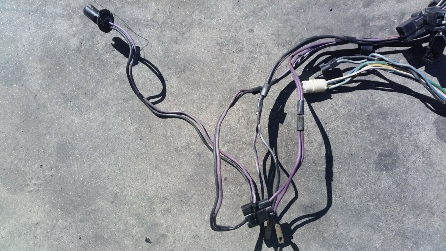 1986 ROLLS ROYCE SILVER spirit SPUR LEFT FRONT DOOR wiring harness wires CABLES