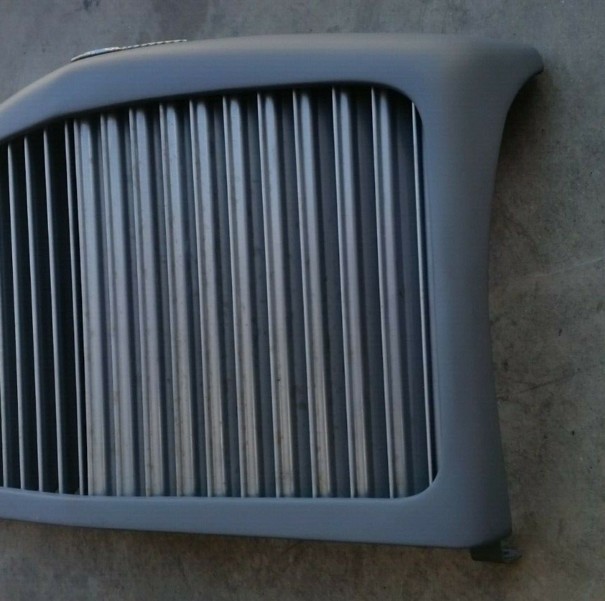 81 to 99 BENTLEY TURBO R L front GRILL COMPLETE VANES SHELL with EMBLEM primed