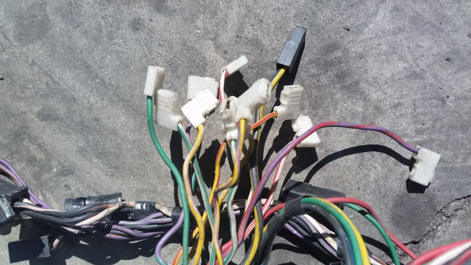 1986 ROLLS ROYCE SILVER spirit SPUR LEFT FRONT DOOR wiring harness wires CABLES