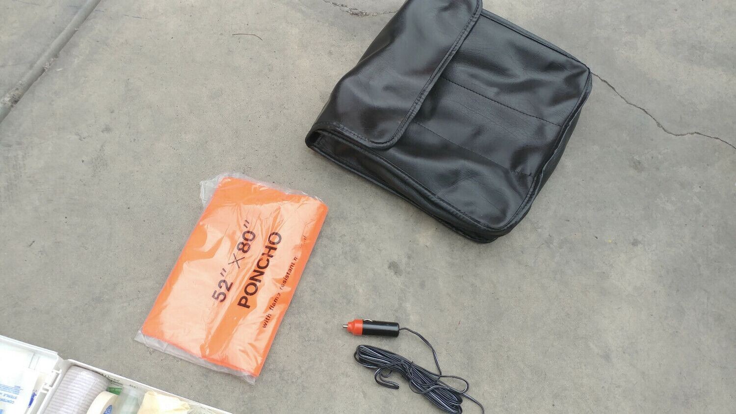 Emergency Kit, first aid incomplete