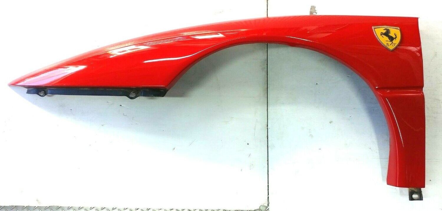 FERRARI 348 PARTS M0089337 LEFT FRONT FENDER WING COMPLETE W SHIELD 63962800